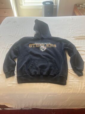 Abercrombie & Fitch Navy Blue Pittsburgh Steelers Hoodie